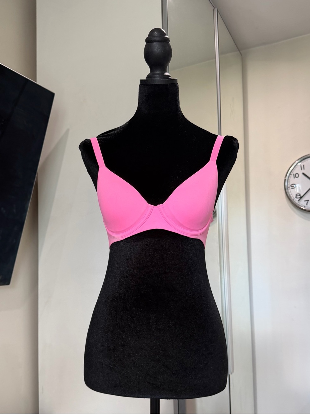 Aerie Smootez Neon Pink Full Coverage T-Shirt Bra